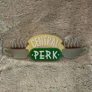 Central Perk Wall Decor Sign - Green, Yellow, Brown